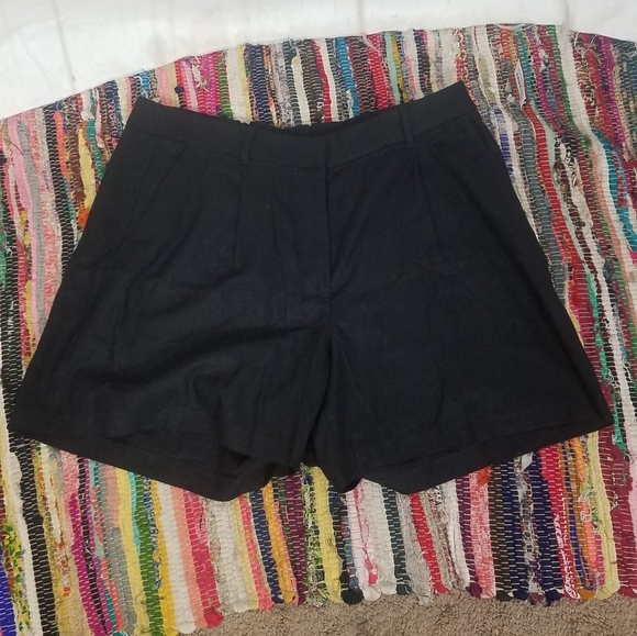 Old navy linen blend pleated shorts size xl - Picture 1 of 8